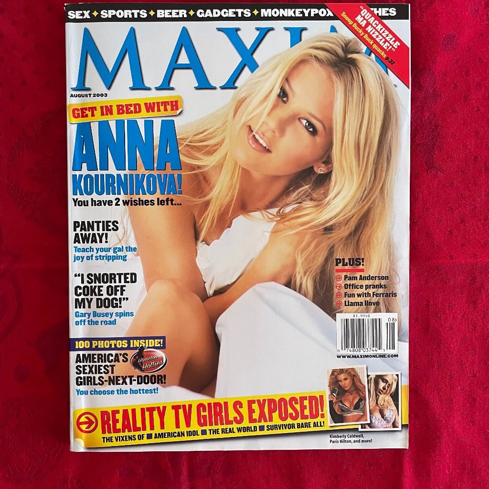 MAXIM MAGAZINE AUGUST 2003 ISSUE